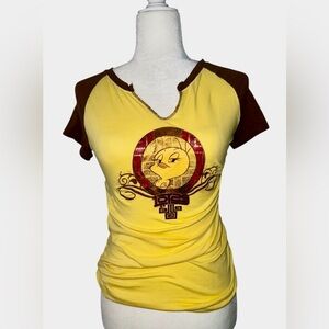 Y2K tweety Graphic Women's Top